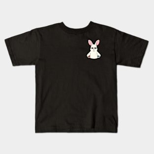 Follow The White Rabbit Pocket by Tobe Fonseca Kids T-Shirt